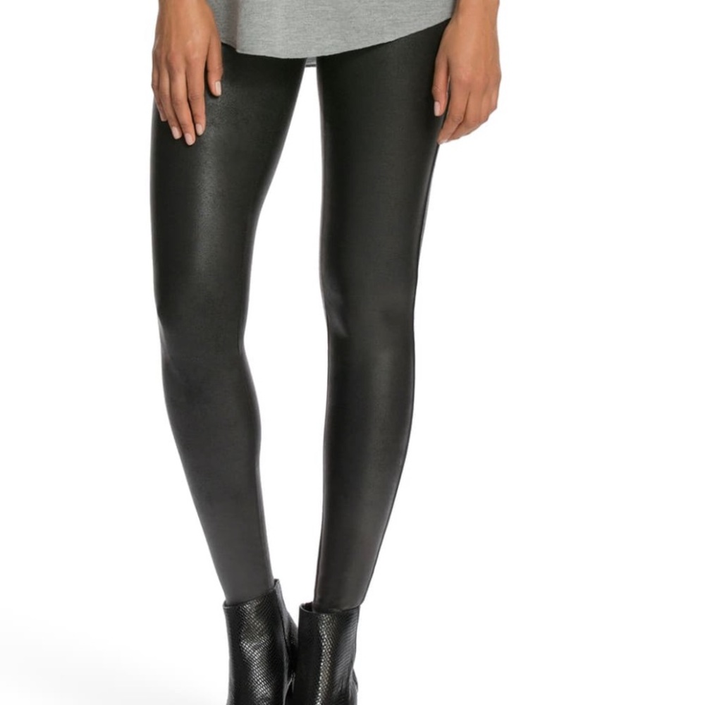 Spanx Faux Leather Leggings